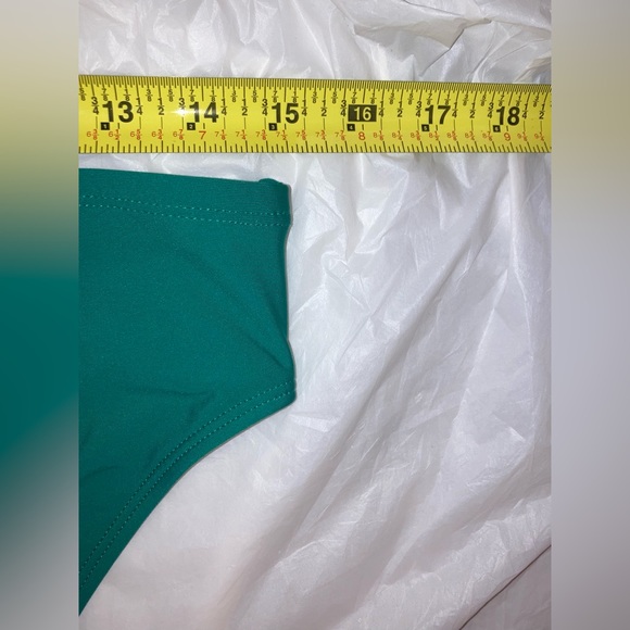 NEW Time & Tru Women’s Green Bikini Bottoms Small Oversized See Measure NWT - Picture 6 of 12